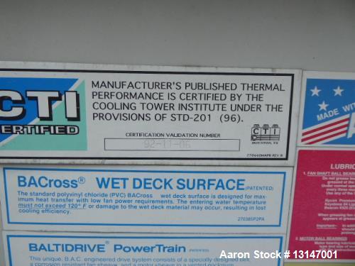 Used Baltimore Aircoil 455 Ton Cooling Tower