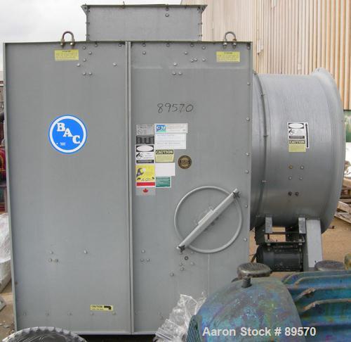 USED: Baltimore Air Coil cooling tower, model FXT-58. Nominal capacity 58 tons, 18,500 cfm fan driven by a 3 hp, 3/60/208-230/460 volt, 1765 rpm motor.