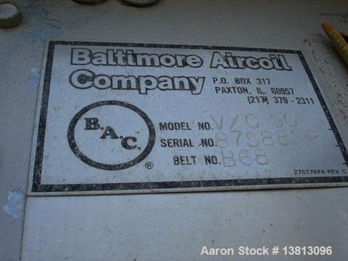 Used Baltimore Air Coil Cooling Tower, 90 ton, model VXC 90.