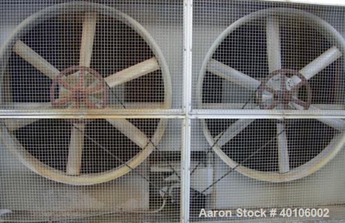 USED: Baltimore Air Coil cooling tower, model FXT 160.  Nominal capacity 160 tons, dual 38,300 cfm .  fans driven by an appr...