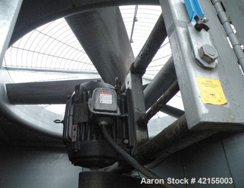 Used Evapco/ Cimco Cooling Tower, Model AT 112-112. Nominal capacity 424 ton. Single cell, open loop system. Galvanized steel housing. Unit designed to cool 1271 gallons per minute from 90 degrees F ...