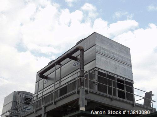 Used Evapco Cooling Tower, Model AT-212-928, approximately 800 tons.  Entering water temperature of 90 deg F, discharge temperature of 80 deg F with a 66 deg F wet bulb at 4,353 gallons per minute to...