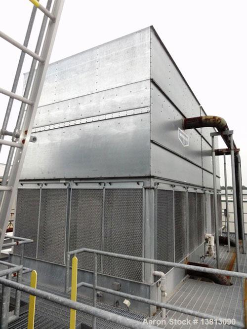 Used Evapco Cooling Tower, Model AT-212-928, approximately 800 tons.  Entering water temperature of 90 deg F, discharge temperature of 80 deg F with a 66 deg F wet bulb at 4,353 gallons per minute to...