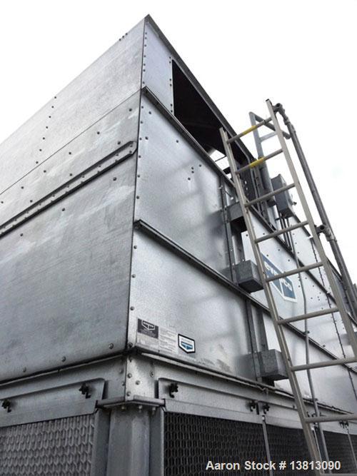 Used Evapco Cooling Tower, Model AT-212-928, approximately 800 tons.  Entering water temperature of 90 deg F, discharge temperature of 80 deg F with a 66 deg F wet bulb at 4,353 gallons per minute to...