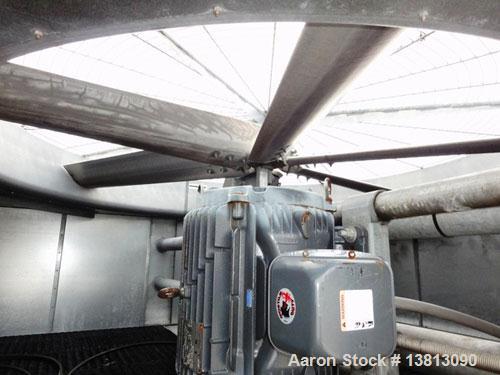 Used Evapco Cooling Tower, Model AT-212-928, approximately 800 tons.  Entering water temperature of 90 deg F, discharge temperature of 80 deg F with a 66 deg F wet bulb at 4,353 gallons per minute to...