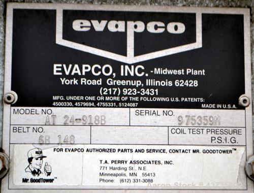Used Evapco Induced Draft Cooling Tower, Model AT 24-918B