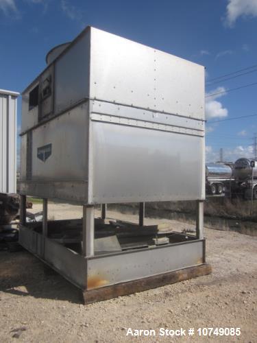 Used- Evapco, Model AT8-912B, 285 Tons, Open Loop Cooling Tower. Stainless 304, 855 GPM, 20hp 1705 rpm. Overall length: 12'0...