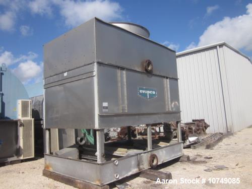 Used- Evapco, Model AT8-912B, 285 Tons, Open Loop Cooling Tower. Stainless 304, 855 GPM, 20hp 1705 rpm. Overall length: 12'0...