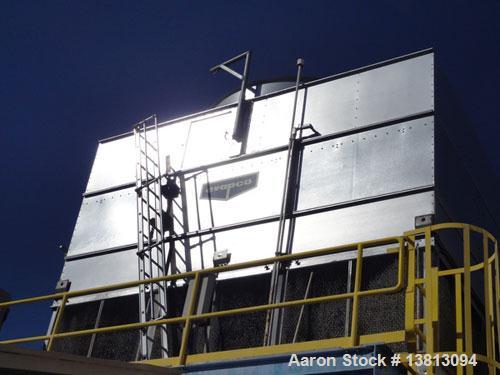Used Evapco Cooling Tower, 800 ton, model ATC-892B.  60 Hz, 480 volt.  Mounted on an I-beam frame.