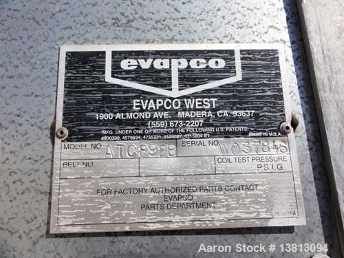 Used Evapco Cooling Tower, 800 ton, model ATC-892B.  60 Hz, 480 volt.  Mounted on an I-beam frame.