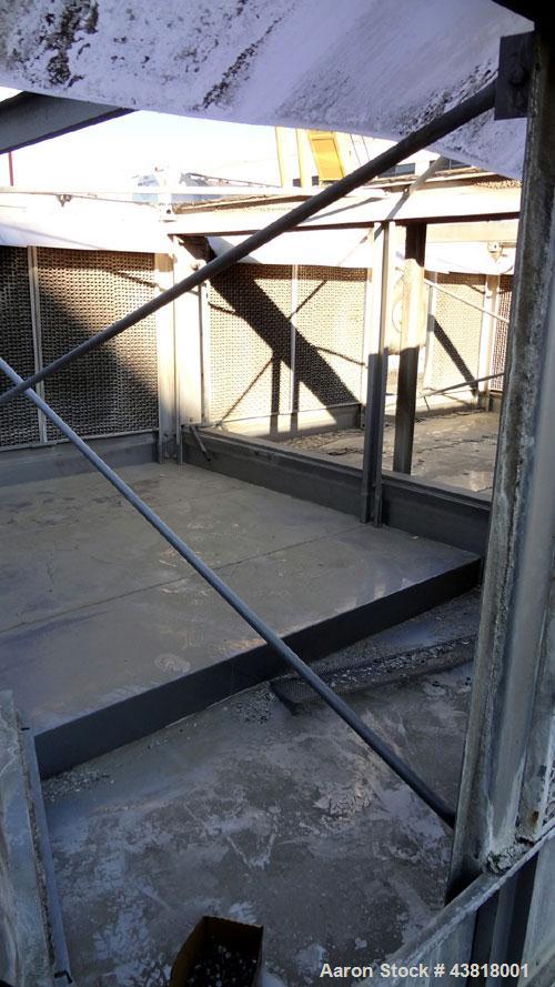 Used Evapco Closed Circuit Cooling Tower, Model ATW 276C. Nominal capacity 1066 tons. Galvanized steel housing, 304 stainless steel basin. Unit designed to cool 1600 gallons per minute from 95 degree...