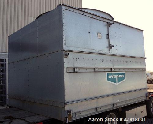 Used Evapco Closed Circuit Cooling Tower, Model ATW 276C. Nominal capacity 1066 tons. Galvanized steel housing, 304 stainless steel basin. Unit designed to cool 1600 gallons per minute from 95 degree...