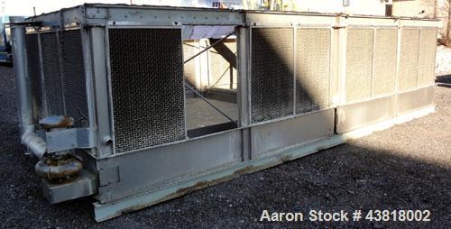 Used Evapco Closed Circuit Cooling Tower, Model ATW 276C. Nominal capacity 1066 tons. Galvanized steel housing, 304 stainless steel basin. Unit designed to cool 1600 gallons per minute from 95 degree...
