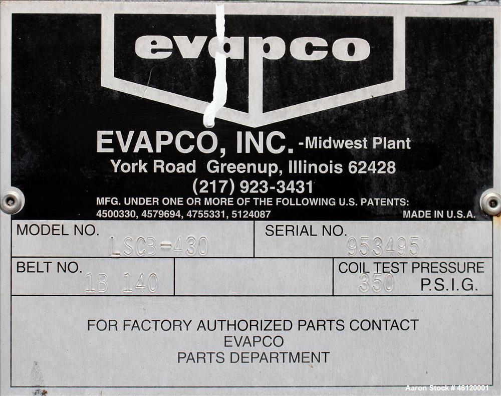 Used Evapco LSCB Single Cell Evaporative Condenser