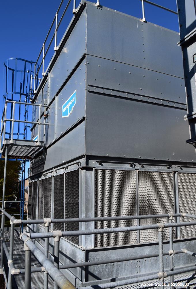 Used Evapco Cooling Tower, Model AT-112-818, Nominal Tonnage 757, Serial# 11-460134. With control panel & Allen-Bradley drive.