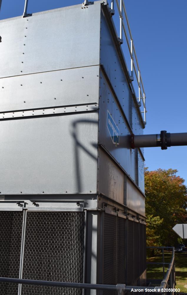 Used Evapco Cooling Tower, Model AT-112-818, Nominal Tonnage 757, Serial# 11-460134. With control panel & Allen-Bradley drive.