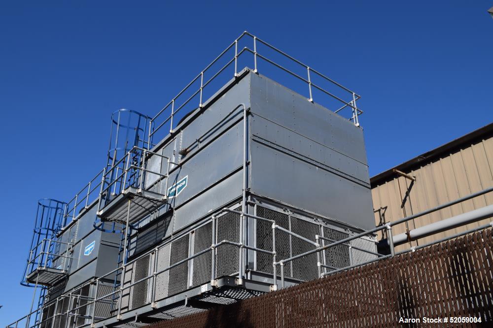Used Evapco Cooling Tower, Model AT-112-918, Nominal Tonnage 785, Serial# 5-284518. With control panel & Allen-Bradley drive.