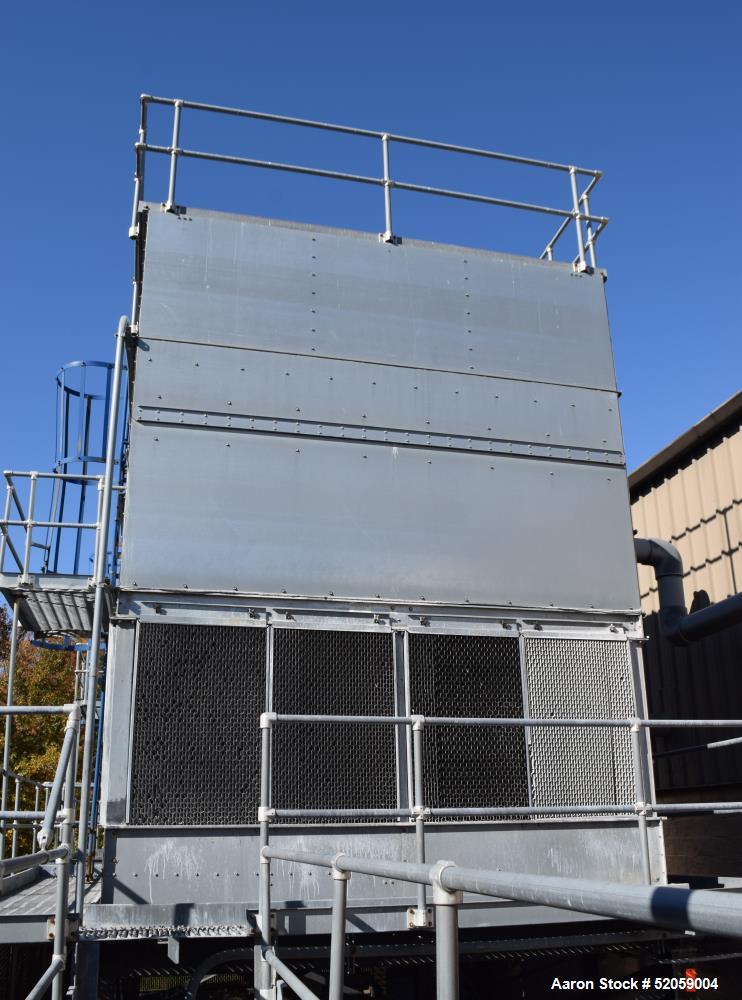 Used Evapco Cooling Tower, Model AT-112-918, Nominal Tonnage 785, Serial# 5-284518. With control panel & Allen-Bradley drive.