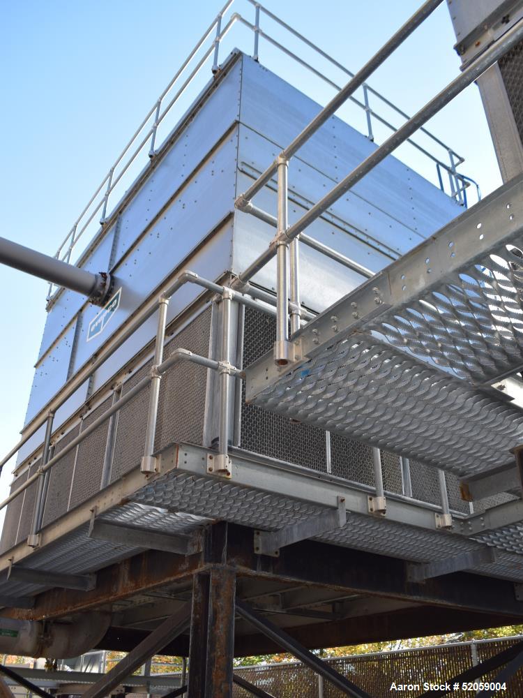 Used Evapco Cooling Tower, Model AT-112-918, Nominal Tonnage 785, Serial# 5-284518. With control panel & Allen-Bradley drive.