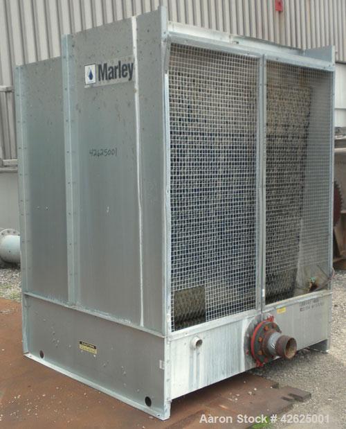 Used Marley Aquatower Cooling Tower, Model 4852. Nominal capacity 85 ton, 255 gallons per minute. Single cell, galvanized housing. Hot 95, cold 85, 10 degree range. 48" diameter fan driven by a 3 hp,...