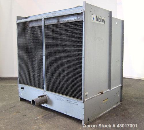 Used Marley Series 4800 Aquatower Single Cell Cooling Tower, Model 4862, Approximately 125 Nominal Tons. Galvanized steel housing. Designed to cool 750 gallons per minute. Approximately 52’’ diameter...