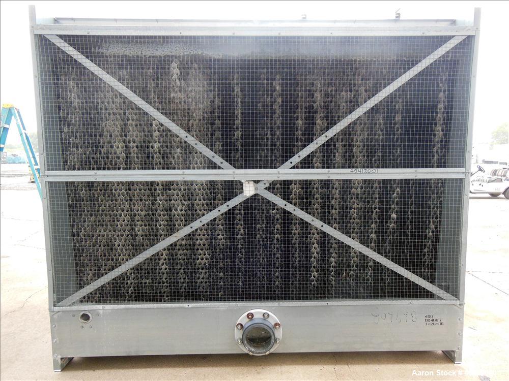 Used Marley Aquatower Single Cell Cooling Tower, Model 496B. Approximately 126 nominal tons, galvanized steel housing. Designed to cool 400 gallons per minute at 102 degrees F hot water, 87 degrees F...