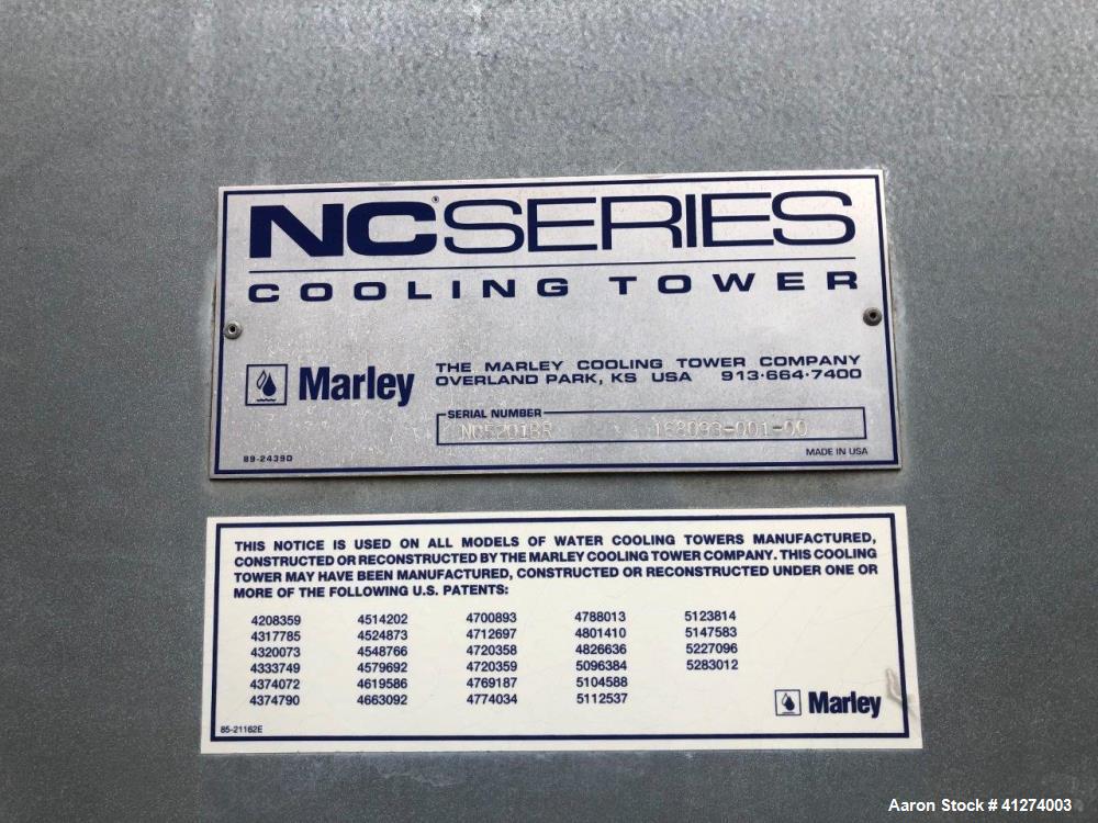 Used Marley Cooling Tower, Model NC5201BR, 403 T