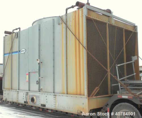 Used Marley NC Series Crossflow Cooling Tower, 475 nominal tons, model NC6101GM. Galvanized construction. Rated capacity 1,425 gallons per minute. 120’’ diameter fan, driven by a 20 hp, 3/60/460 volt...