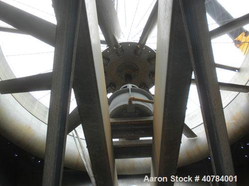Used Marley NC Series Crossflow Cooling Tower, 475 nominal tons, model NC6101GM. Galvanized construction. Rated capacity 1,425 gallons per minute. 120’’ diameter fan, driven by a 20 hp, 3/60/460 volt...