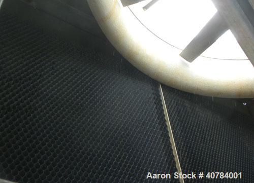 Used Marley NC Series Crossflow Cooling Tower, 475 nominal tons, model NC6101GM. Galvanized construction. Rated capacity 1,425 gallons per minute. 120’’ diameter fan, driven by a 20 hp, 3/60/460 volt...