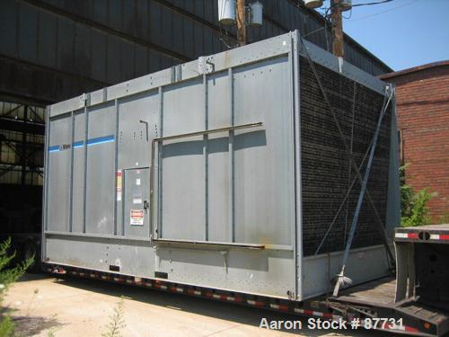 USED: Marley cooling tower, model NC7222GS, nominal capacity 1010 ton. Galvanized steel housing. Unit designed to cool 3300 gpm from 94.5 deg F hot water down to 84.58 deg F cold water at 78 deg F. W...