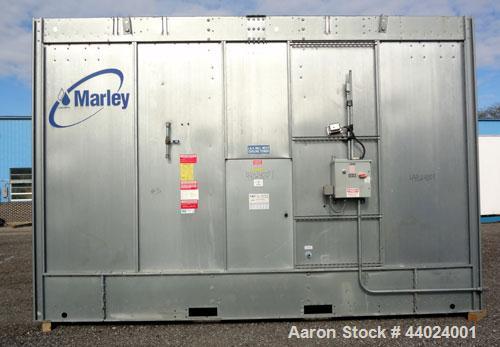 Used Marley NC Class Single Cell Cooling Tower, Model NC8304HG, Serial 825477-A1. Approximately 300 Nominal Tons. Galvanized steel housing. Designed to cool 1000 gallons per minute from 95 degrees F ...