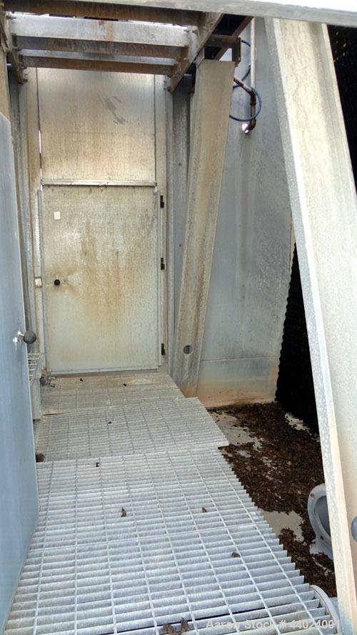 Used Marley NC Class Single Cell Cooling Tower, Model NC8304HG, Serial 825477-A1. Approximately 300 Nominal Tons. Galvanized steel housing. Designed to cool 1000 gallons per minute from 95 degrees F ...