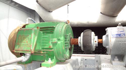 Used Marley NC Class Single Cell Cooling Tower, Model NC8304HG, Serial 825477-A1. Approximately 300 Nominal Tons. Galvanized steel housing. Designed to cool 1000 gallons per minute from 95 degrees F ...