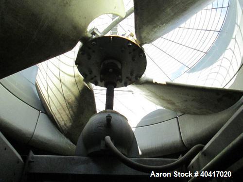 Used Marley Cooling Tower, 425 Tons, Model NC8305BG, hot and cooled basins are stainless steel, built 2006.