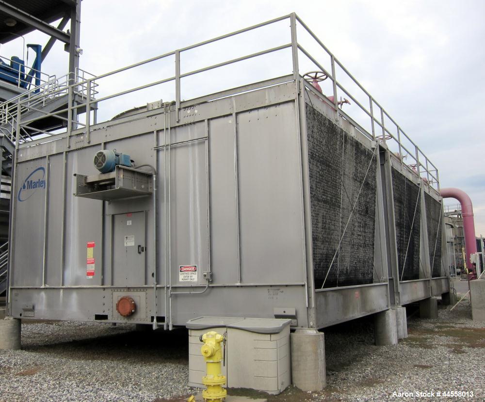Used-Marley NC Class Cooling Tower, Model NC8309G. Crossflow, Series 300 stainless steel casing and framing. Galvanized cons...