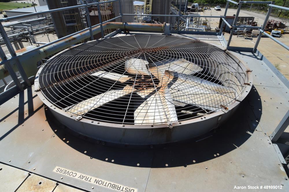 Used Marley NC Series Packaged Double-Flow Cross-Flow Cooling Tower, 833 Tons,