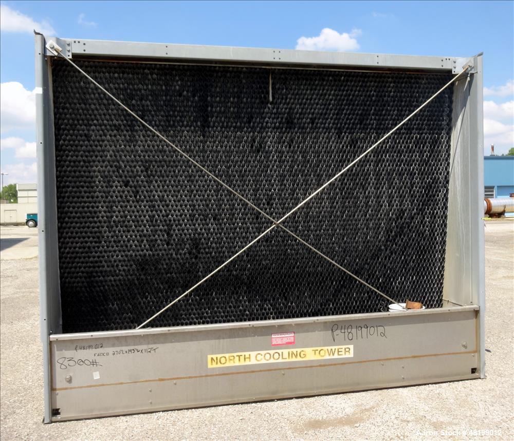 Used Marley NC Series Packaged Double-Flow Cross-Flow Cooling Tower, 833 Tons,