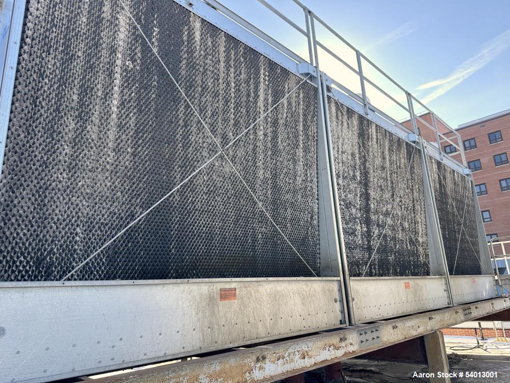 Used Marley NC8407UAS3GGF 3-Cell Crossflow Cooling Tower – 2100 Tons, 6300 GPM, 2018