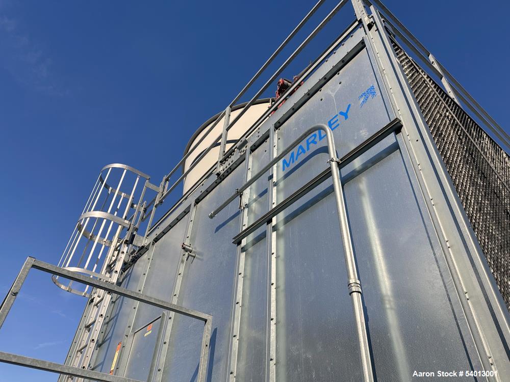 Used Marley NC8407UAS3GGF 3-Cell Crossflow Cooling Tower – 2100 Tons, 6300 GPM, 2018
