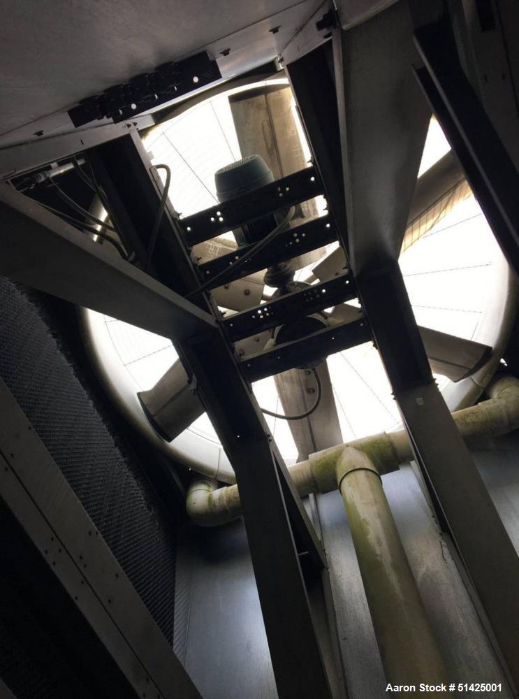 Used SPX Marley NC Crossflow Cooling Tower, Model NC 8413, Stainless steel Pan.