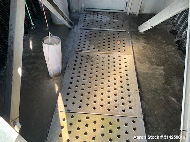 Used SPX Marley NC Crossflow Cooling Tower, Model NC 8413, Stainless steel Pan.