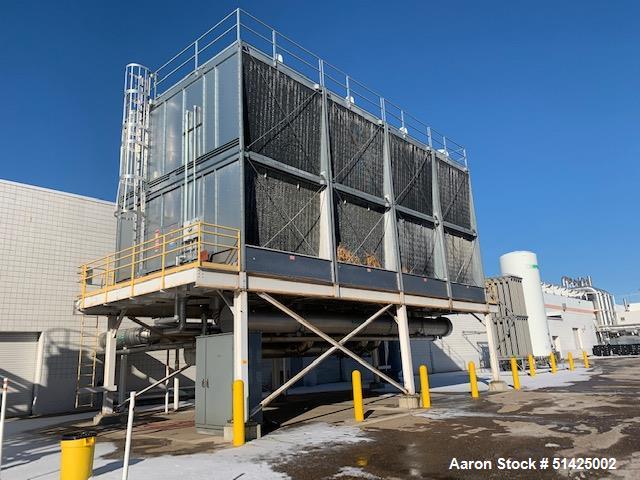 Used SPX Marley NC Crossflow Cooling Tower, Model NC 8413, Stainless steel Pan.