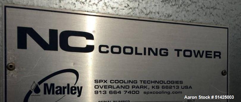 Used- SPX Marley NC Crossflow Cooling Tower, Model NC 8413, Stainless steel Pan.