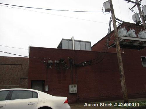 Used Marley Cooling Tower, Primus. Approximately 200 ton.   Belt 2 BX73, Galvenized.