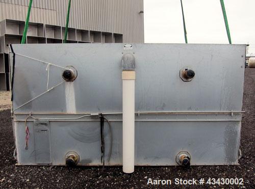 Used Baltimore Aircoil BAC Series V Evaporative Condenser, Nominal 541 Tons, Model VC2-541. Galvanized steel housing. Dual axial fan, each approximate 60” diameter, both driven by a 30 hp, 3/60/208-2...