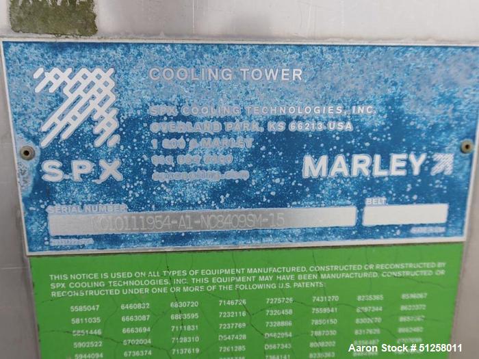Used SPX Marley NC8409T Cooling Tower – 705 Nominal Tons | Built 2015 | Industrial Water Cooling