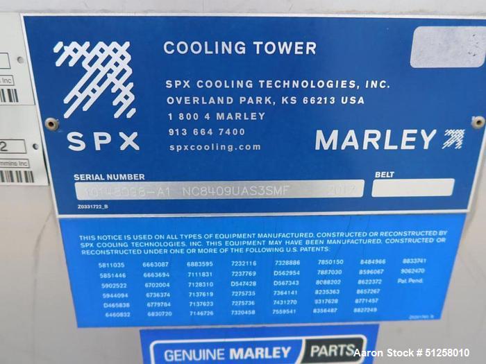 Used SPX Marley NC8409U Cooling Tower – 753 Nominal Tons | Built 2017 | High-Capacity Water Cooling