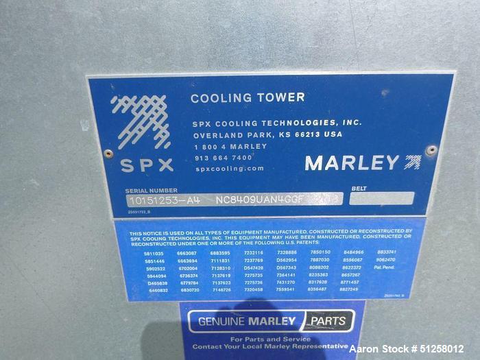 Used SPX Marley NC8409U Crossflow Cooling Tower – 790 Ton/Cell | 2018 Build | 4-Cell Industrial System