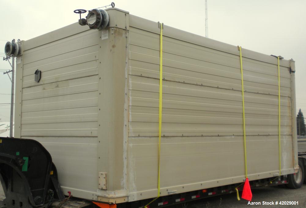 Used Tower Tech Modular Cooling Tower, approximately 2000 tons, model TTEF-288-319, fiberglass construction. Triple cell unit. Total 6000 gallons per minute, HWT-95.00, CWT-85.00, WBT-78.00. Includes...